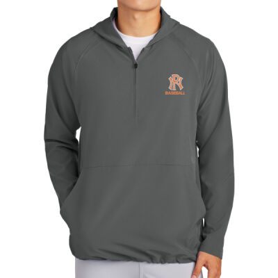 Repeat 1/2-Zip Long Sleeve Hooded Jacket Thumbnail